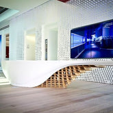 Trueliving Royal Wood Office Table Living Room H 14 x W 33 x D 33